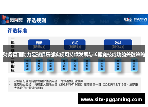 财务管理助力足球俱乐部实现可持续发展与长期竞技成功的关键策略 财务管理助力足球俱乐部实现可持续发展与长期竞技成功的关键策略