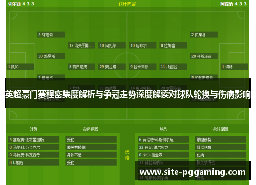 英超豪门赛程密集度解析与争冠走势深度解读对球队轮换与伤病影响